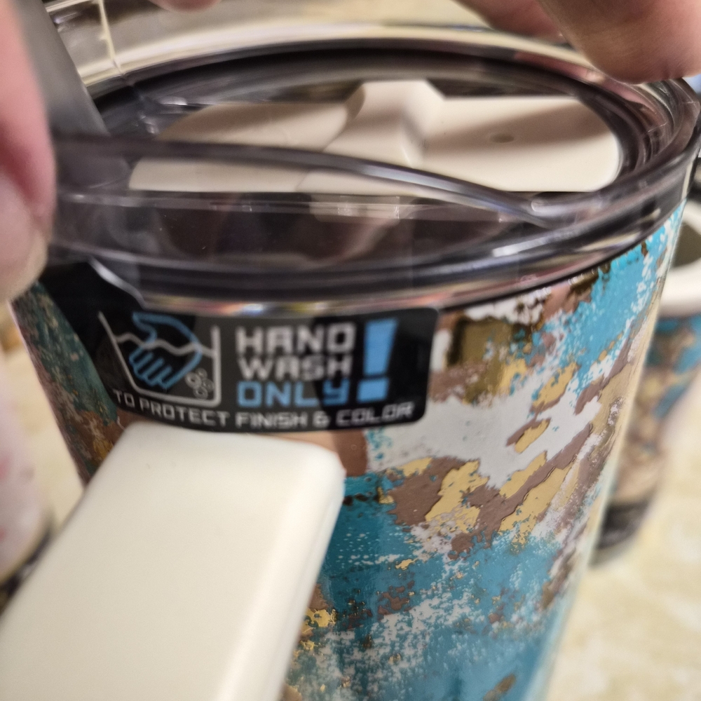 Yukon Outfitters Fit Forty 40oz Tumbler - Teal and Brown - Picture 4 of 6